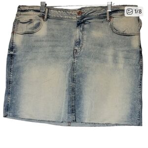 Maurices Blue Denim Mini Skirt